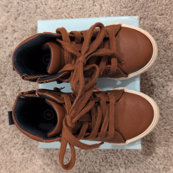 Cat & Jack Brown Toddler Boy Sneakers - Picture 2 of 4